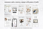 Instagram Stories for Canva | Linen, a Social Media Template by Thirty One Palms Studio (Thumbnail 4 of 11)