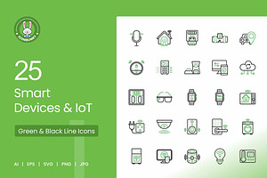Smart Devices & IoT Icons, an Icon by IconBunny
