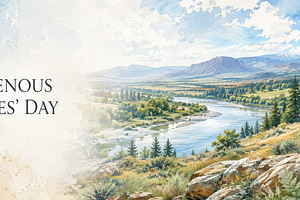 Indigenous Peoples Day banner featur