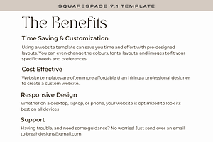 Squarespace Template: Sirona