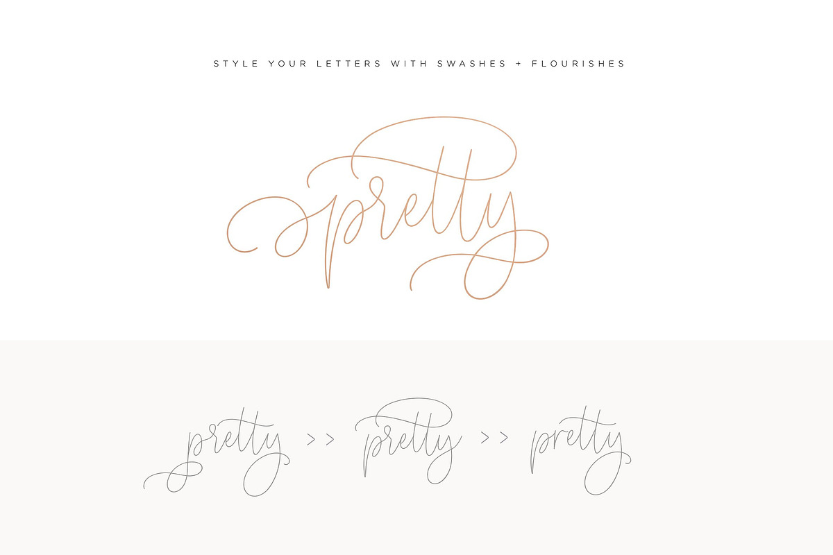 Somersette Script Font preview 6