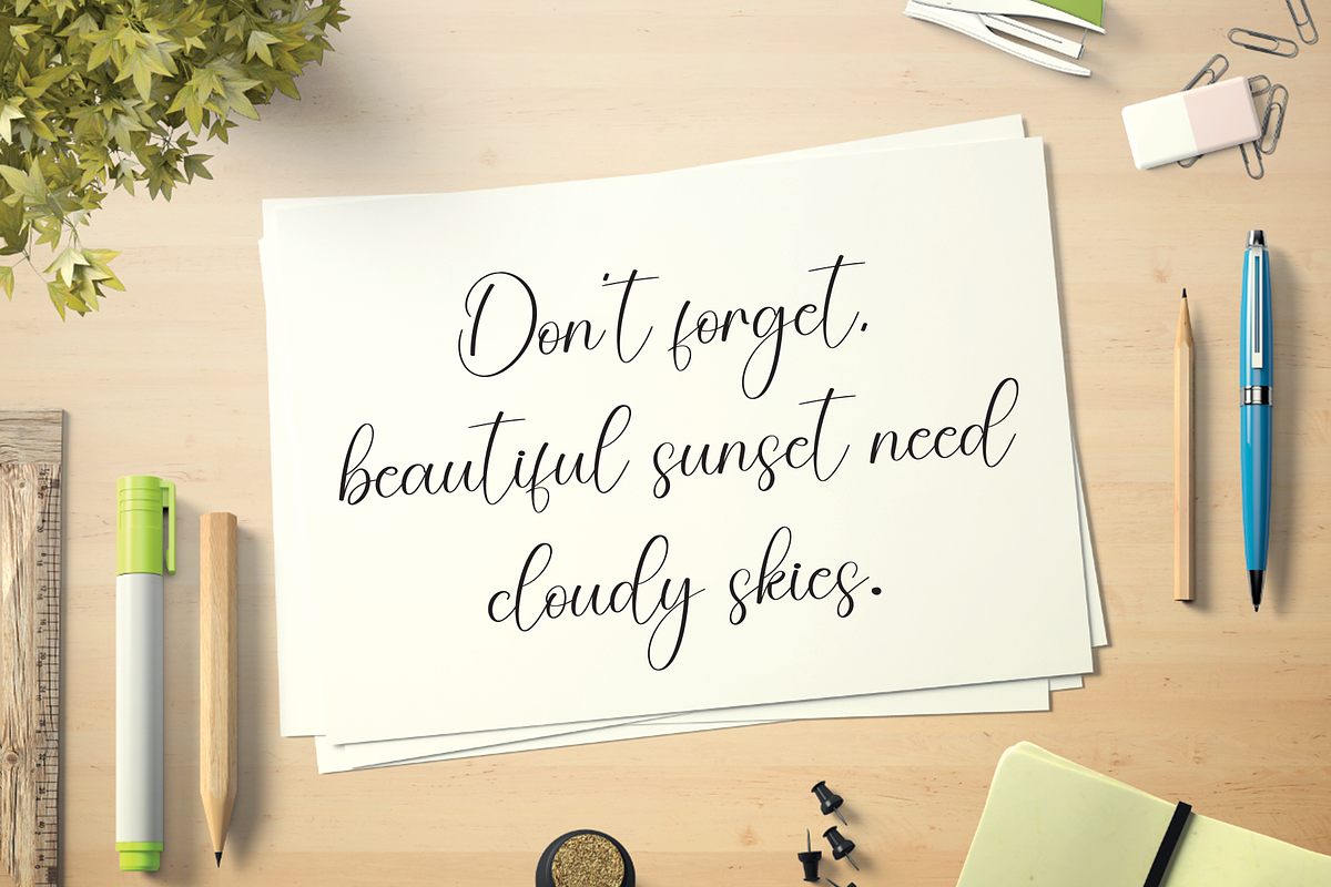 Wedding | Script Font, a Handwritten Font by Scratchones (Photo 4 of 8)