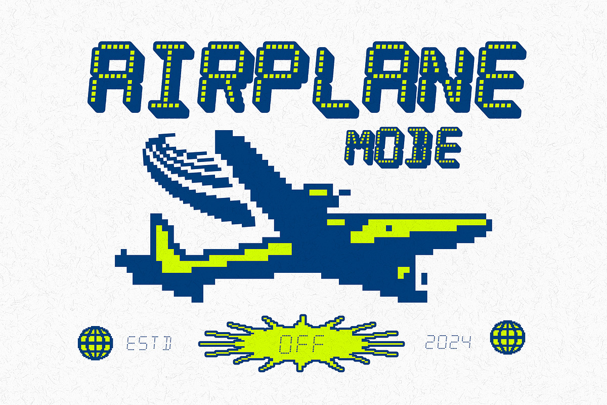 Terminal Vision - LED Typeface, a Sans Serif Font by HipFonts (Photo 6 of 8)