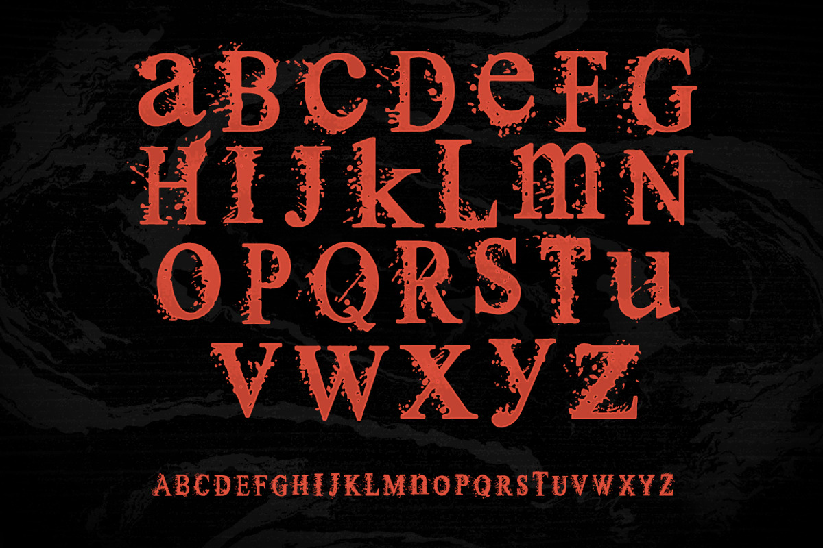 Thermals - Horror Font, a Font by The Branded Quotes (Photo 2 of 4)