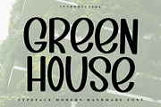 Green House, a Sans Serif Font by FreshTypeINK (Thumbnail 1 of 7)
