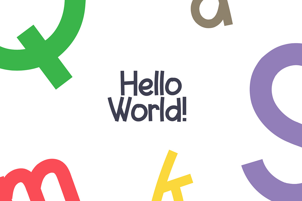 Happy Single Cute Font, a Font by Dicubit (Photo 7 of 10)