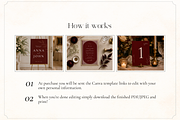 Luxury Burgundy Wedding Canva Bundle, a Stationery Template by Matisse Studio (Thumbnail 9 of 9)