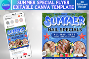Summer Book Now Flyer Editable Templ, a Marketing Template by Design Station (Thumbnail 3 of 8)