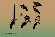 Mysterious set, an Illustration by Mii Lab (Thumbnail 6 of 13)