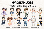 My Dream Jobs Clipart Set, a Person Illustration by PassionPNGcreation (Thumbnail 1 of 12)