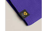 Fabric label embroidery mockup, a Shirt Mockup by mockupocka (Thumbnail 12 of 16)