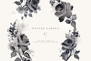Winter Garden Clip Art, an Illustration by Create The Cut (Thumbnail 6 of 14)