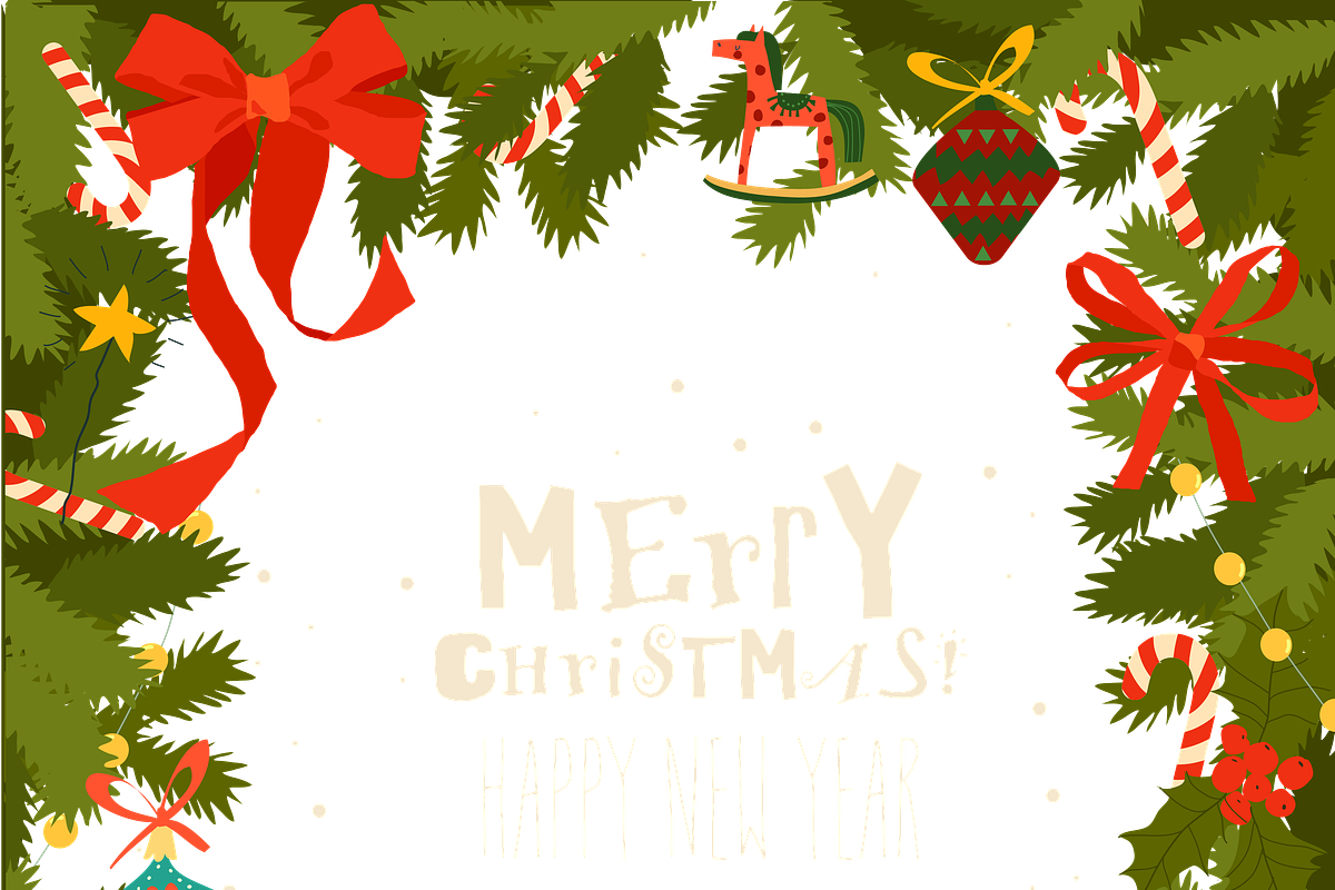 Santa Claus holding Gifts, a Seasonal Illustration by Maria Starus (Photo 2 of 3)