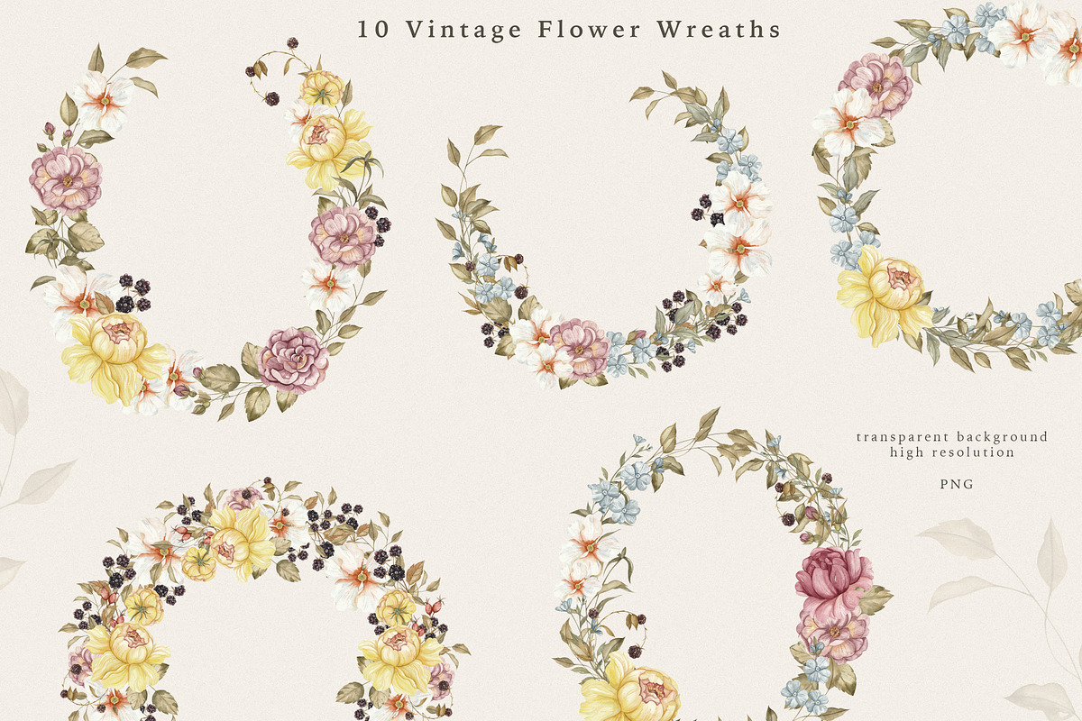 Vintage Forest. Watercolor clipart, an Animal Illustration by Ooh Lily (Photo 9 of 22)
