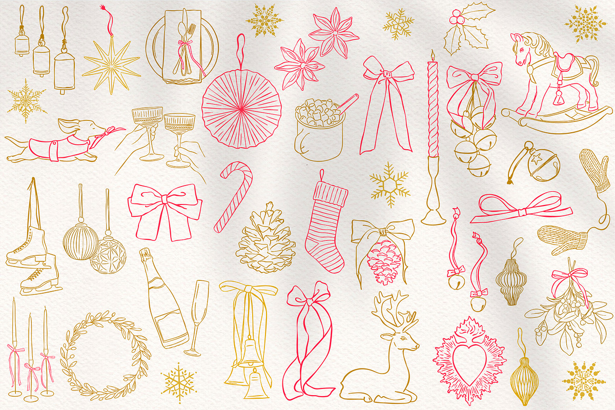 Winter Wonderland Hand-Drawn, an Object Graphic by Deveze Art & Co (Photo 6 of 10)