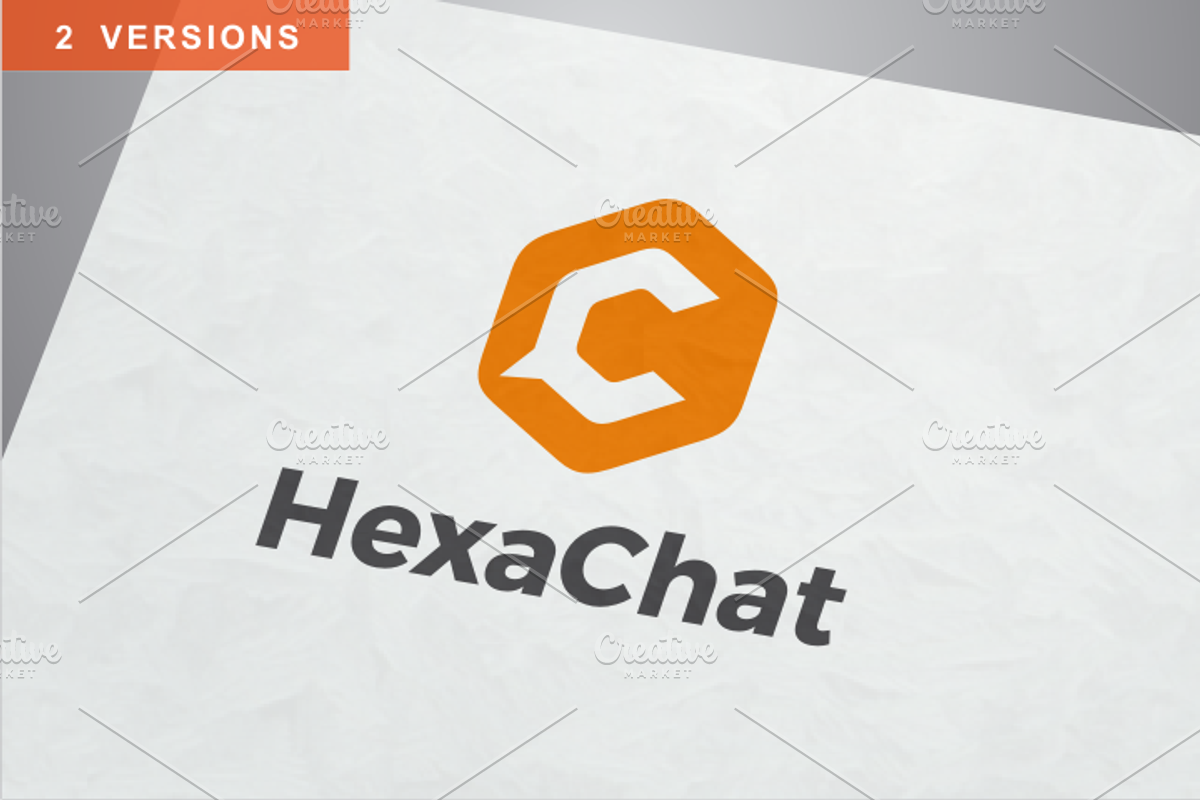 Hexa Chat - Letter C Logo, a Branding & Logo Template by yopie