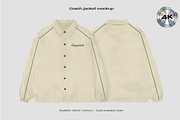 Coach jacket mockup, an Apparel Mockup by Voyage Studio (Thumbnail 1 of 3)