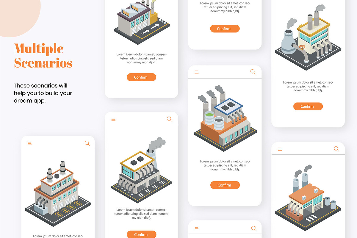 Isometric Industrial Illustrations, a Duotone Icon by Brickclay (Photo 5 of 8)