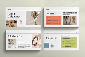 Brand Guideline Presentation Design