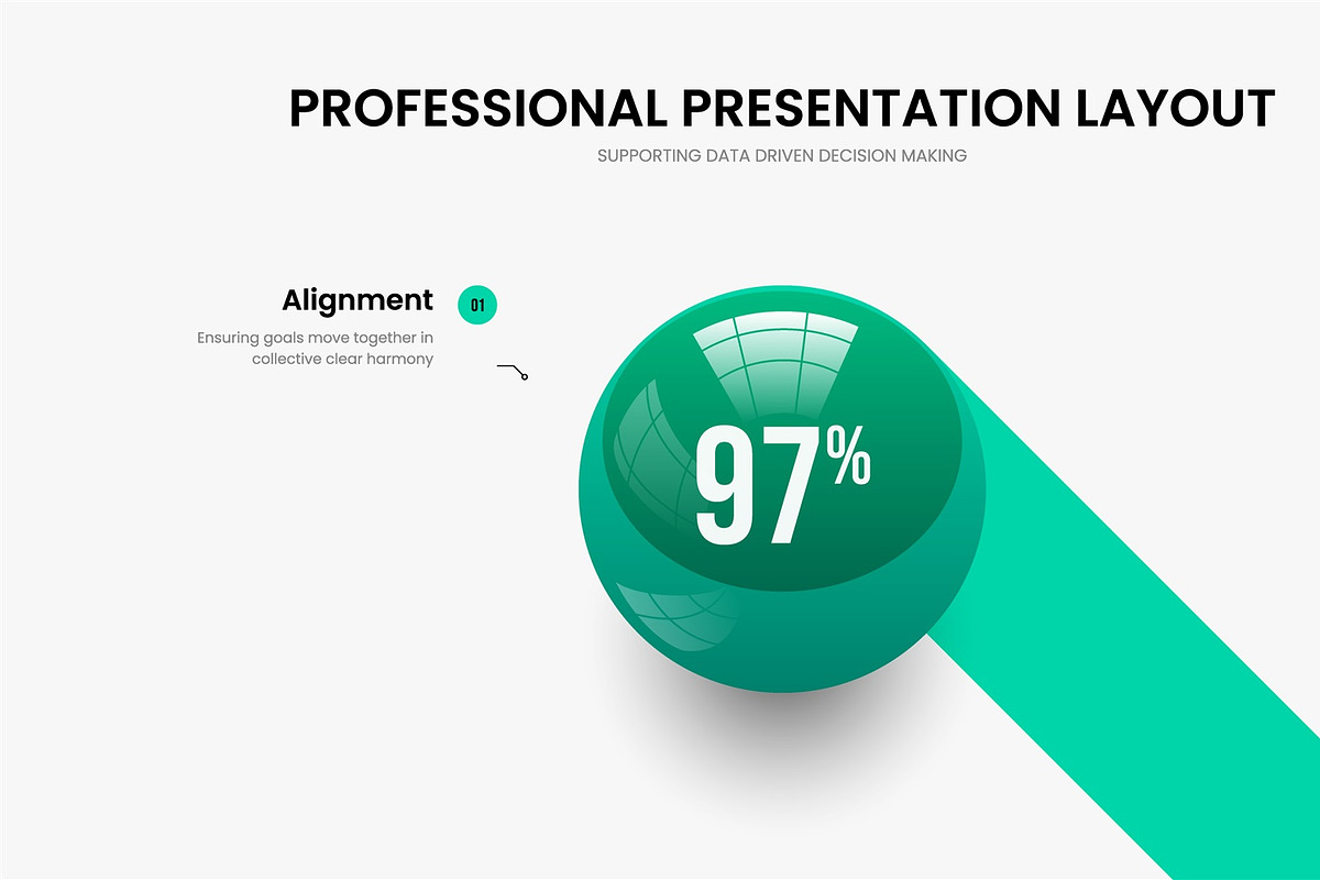 3D Ball Infographic Design Screens, a Presentation Template by provector (Photo 7 of 31)