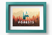 Forests Layered Font, a Font by Graphicdome (Thumbnail 5 of 13)