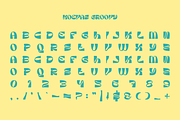 Koevas Groovy - Retro Font, a Sans Serif Font by Iqsiart Studio (Thumbnail 7 of 8)
