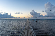 Sunset over the tranquil lagoon of Maupiti, French Polynesia, a Nature Photo by GoodGoods (Thumbnail 1 of 2)