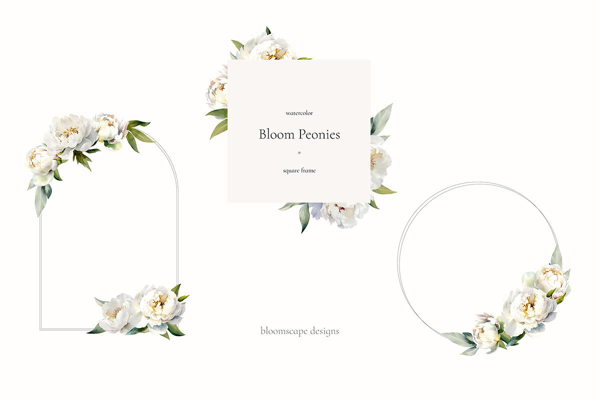 -30% Watercolor Peony Collection, an Object Illustration by bloomscape (Photo 5 of 8)