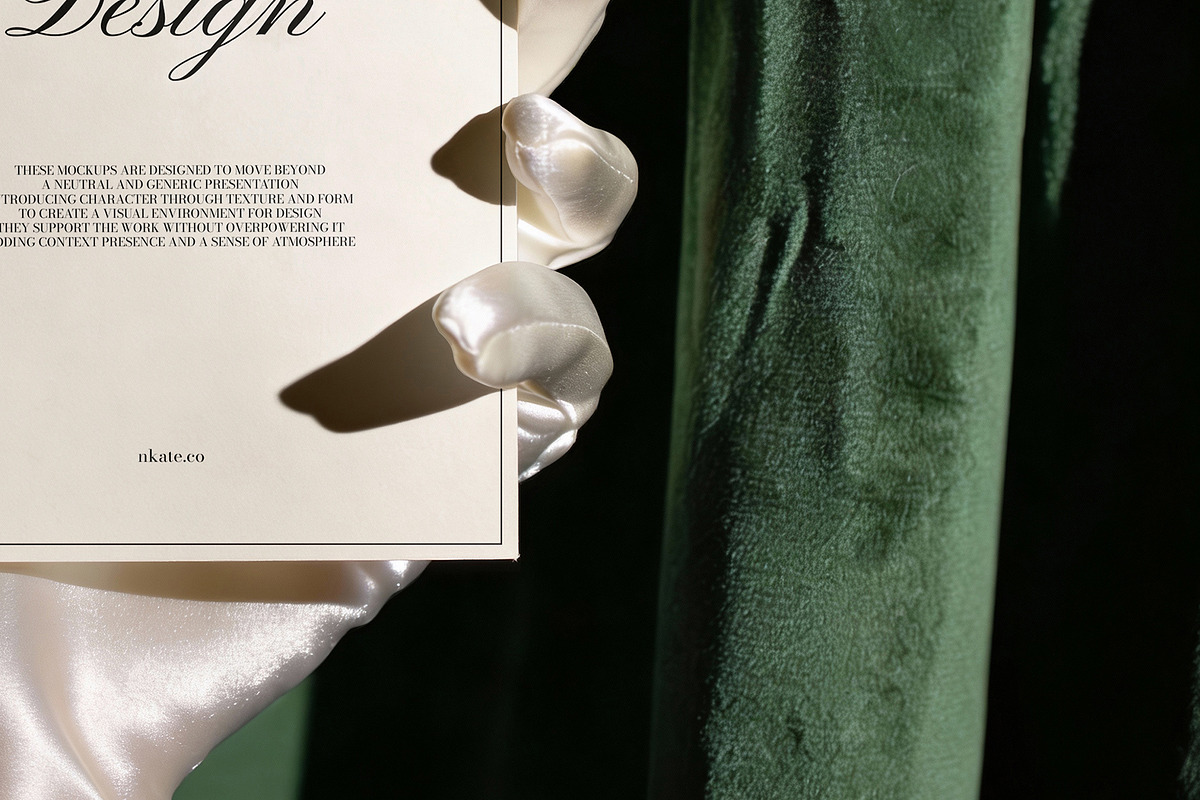 Vertical Art Card Mockup, a Product Mockup by nkate (Photo 3 of 4)