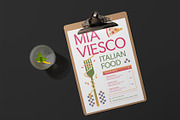 Elegant Minimalist Italian Menu, a Stationery Template by Neermana (Thumbnail 3 of 4)