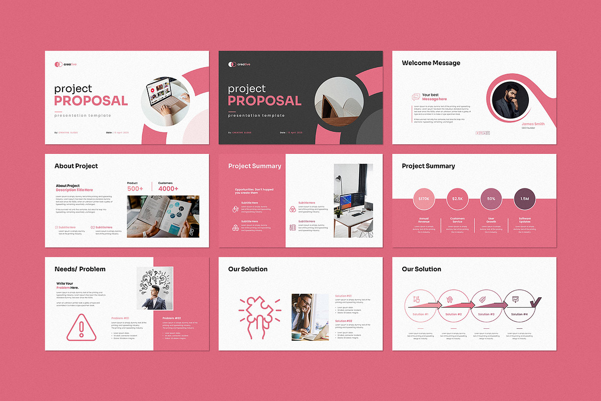 Proposal Presentation Template, a Presentation Template by CreativeSlides