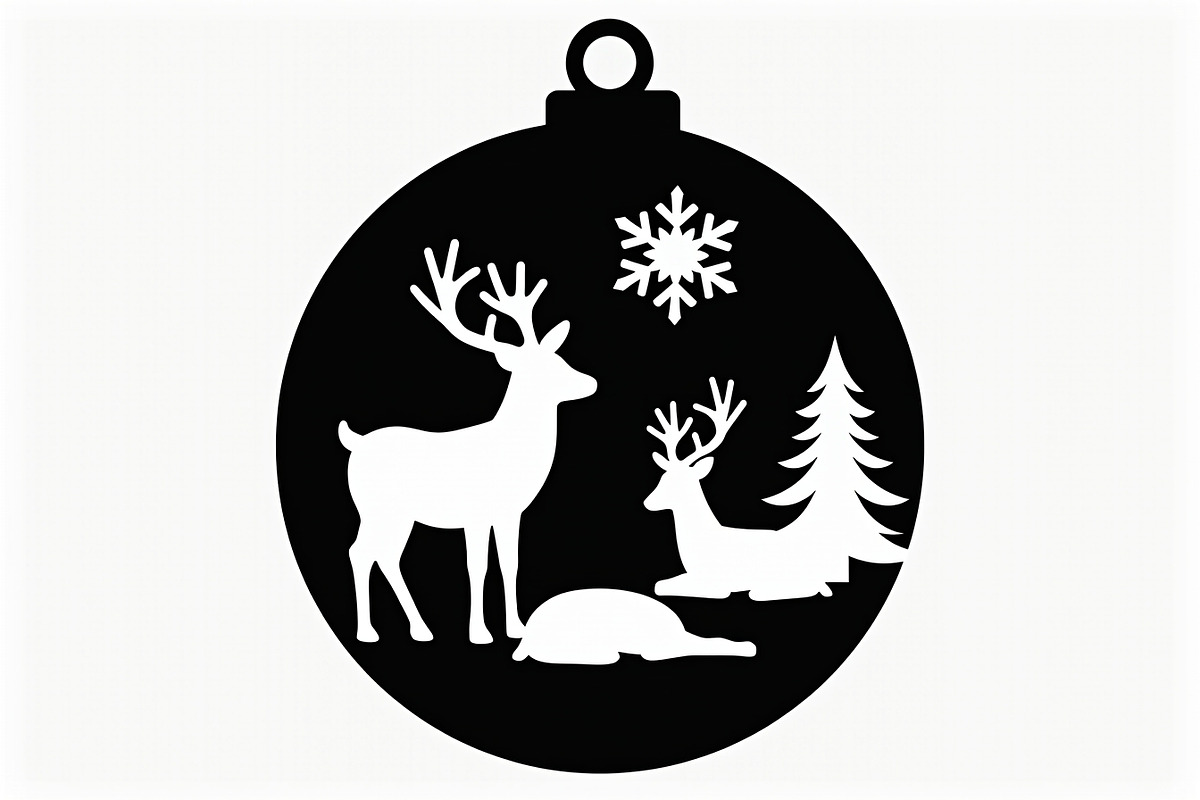 15 Christmas Laser Cut Ornament Bund, a Graphic by hafijul (Photo 3 of 13)
