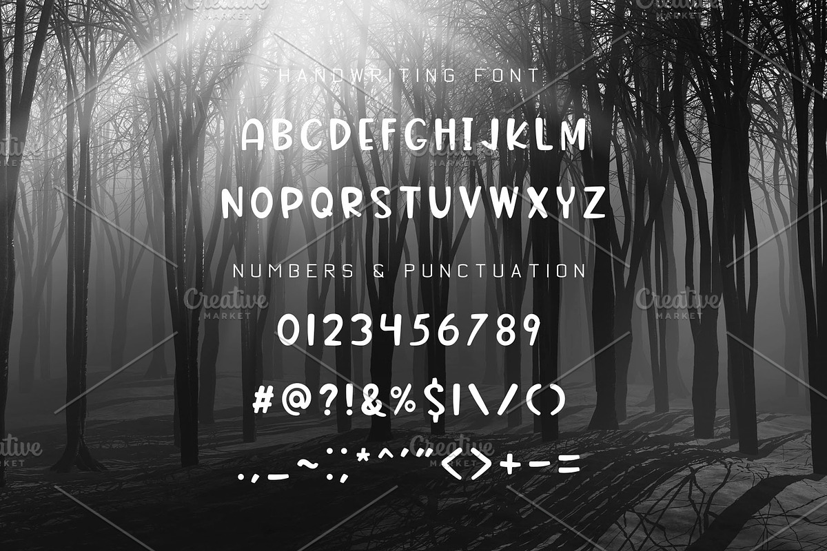 Adventure Font and Camping Pack, a Script Font by Nadezda (Photo 11 of 11)