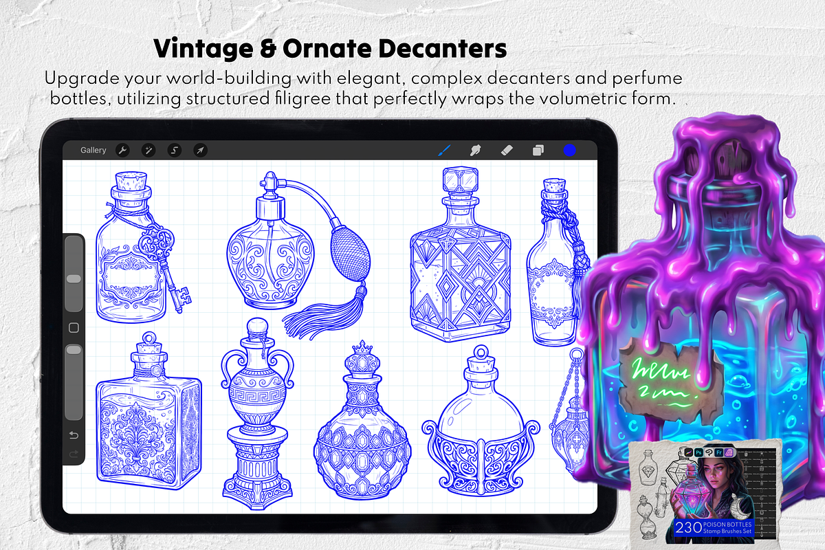 10 in 1 Halloween Procreate Stamps, a Brush Add-On by Selentaori Studio (Photo 12 of 15)