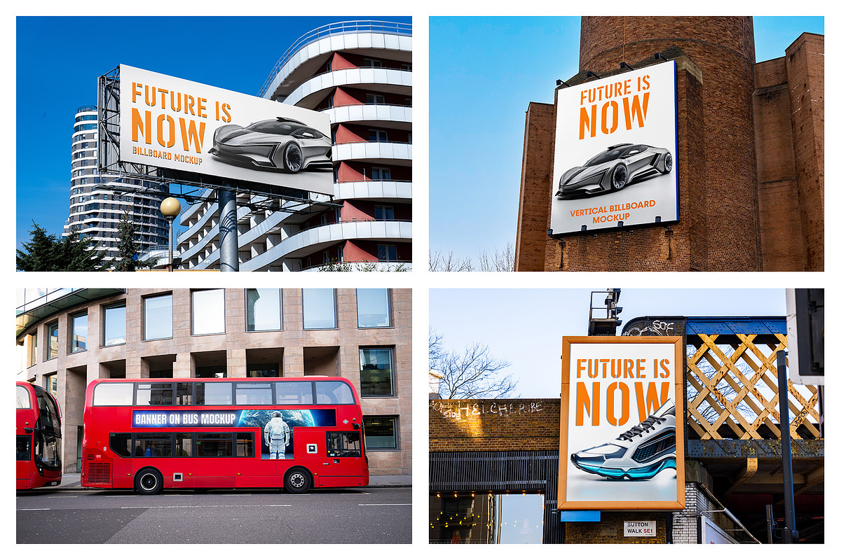 Billboard Mockups vol5 - Advertising, an Advertising Mockup by MockupForest (Photo 7 of 8)