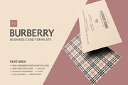 Burberry Business Card, a Business Card Template by Marvel (Thumbnail 1 of 6)