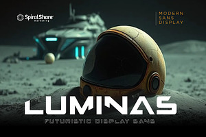 Luminas Sci-fi Futuristic Sans Font