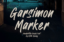 Garsimon Marker - Handwritten Font