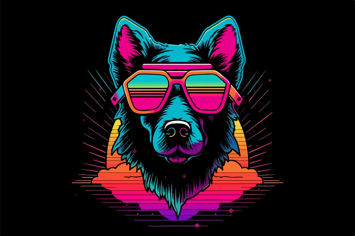 24 t-shirt designs bundle., an Animal Illustration by Fractal fonts & graphics (Photo 20 of 25)
