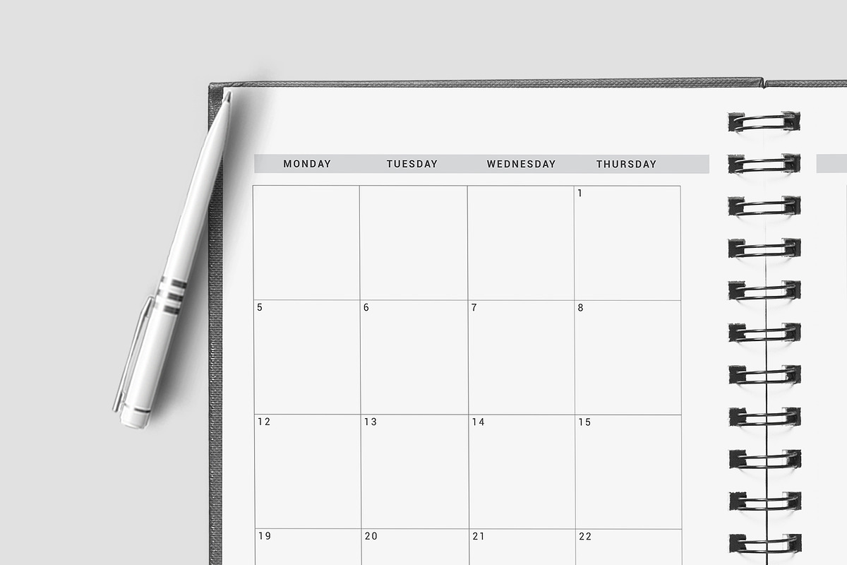 Ultimate Monthly Planner 2024-25, a Stationery Template by Design Zone (Photo 4 of 7)