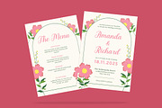 Armani Wedding Invitation Template, an Invitation Template by iDoodle Studio (Thumbnail 3 of 4)