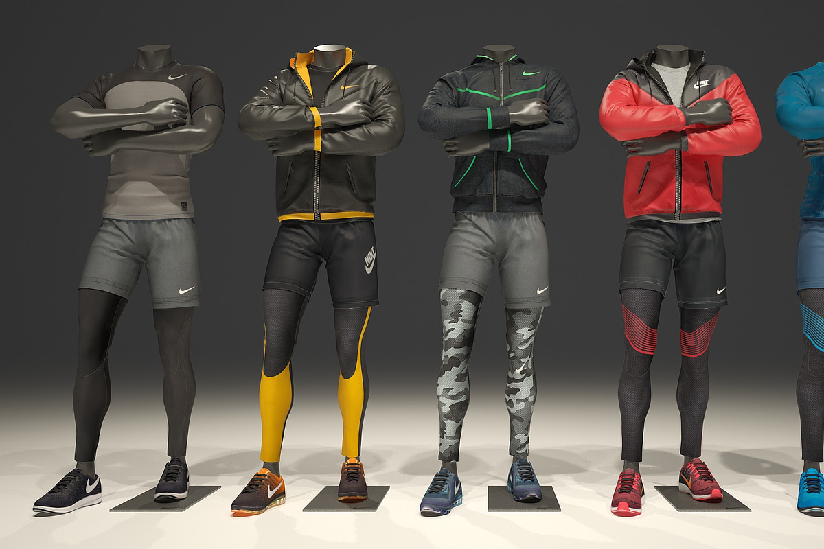 Male mannequin pack 1, a Characters & Person 3D Model by mrGarret (Photo 9 of 20)
