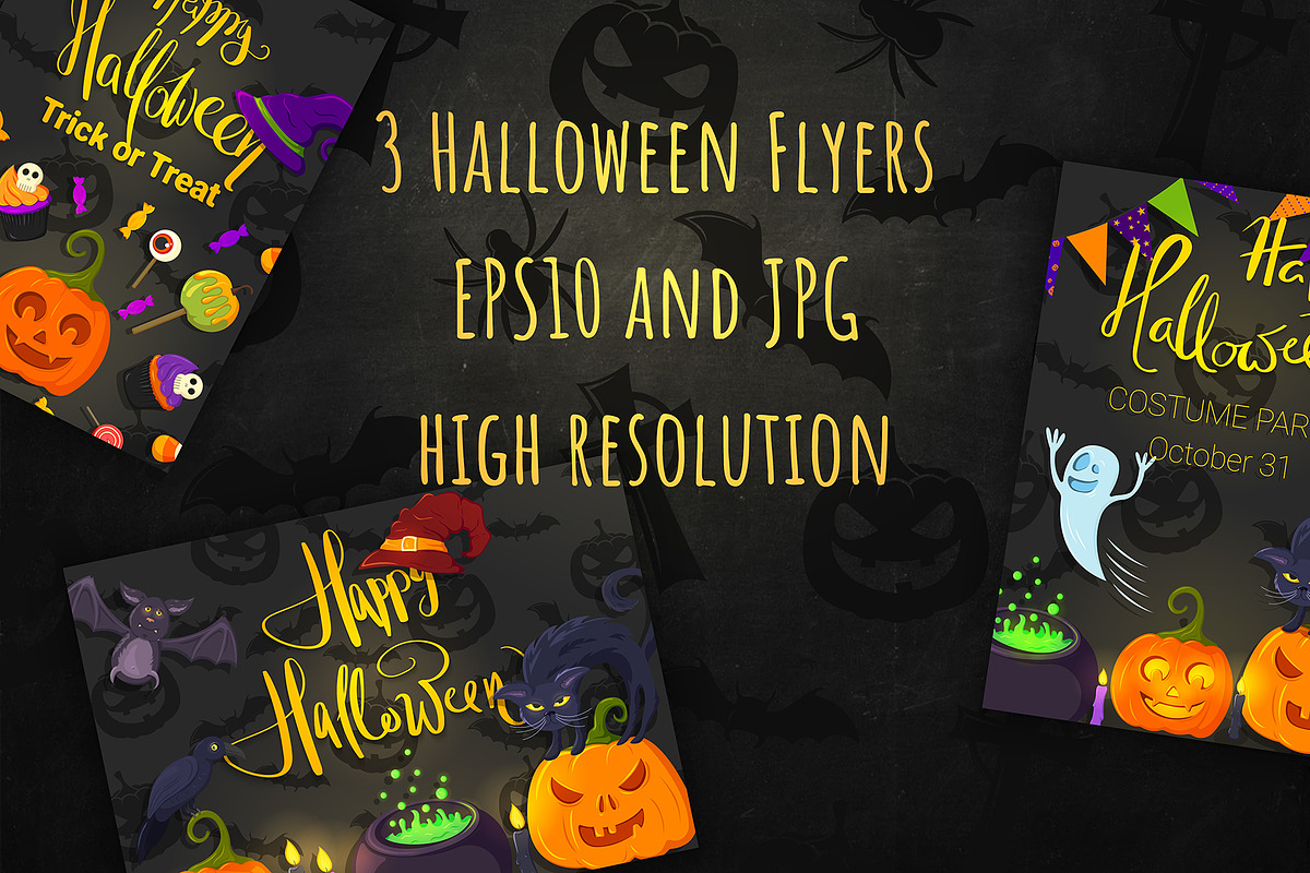Halloween. Big set, a Seasonal Illustration by HmarkaShop (Photo 3 of 4)