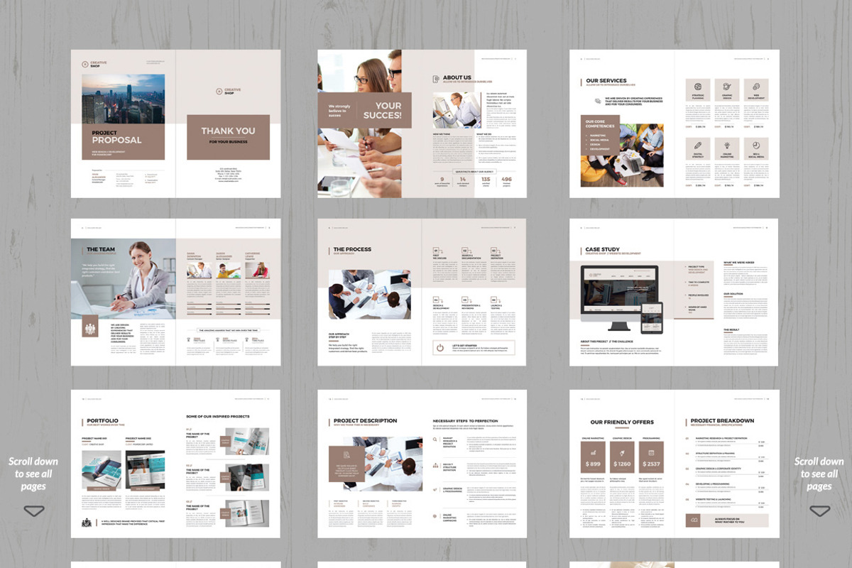 Project Proposal, a Brochure Template by Sabin (Photo 7 of 10)