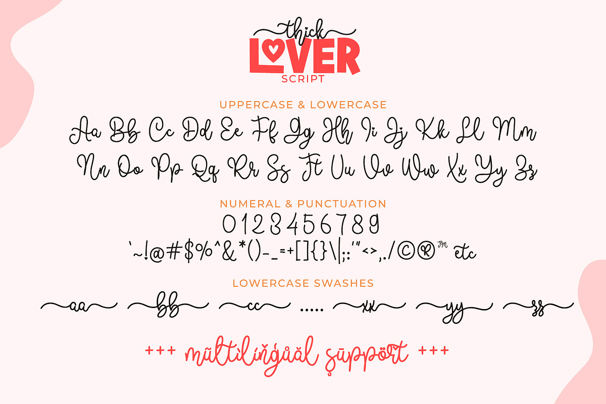 Thick Lover - Cute Font Duo, a Handwritten Font by Airotype (Photo 10 of 12)