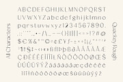 Quackey Rough, a Sans Serif Font by Craft Supply Co. (Thumbnail 8 of 8)