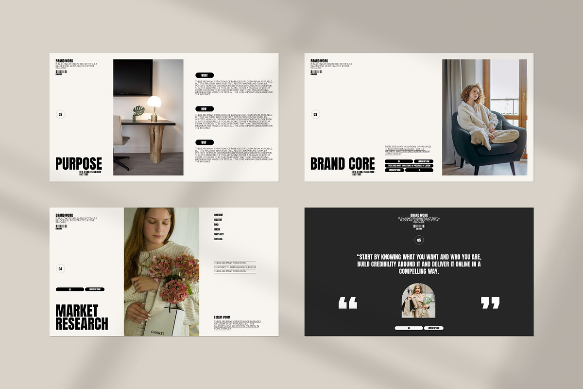 Brand Strategy Presentation Template, a Presentation Template by PrintIdea (Photo 3 of 8)