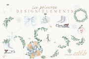 Christmas Watercolor Festive Clipart, an Animal Illustration by January Bloom (Thumbnail 3 of 32)