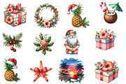 Watercolor Hula Holidays Clipart, an Illustration by Designworld (Thumbnail 2 of 5)