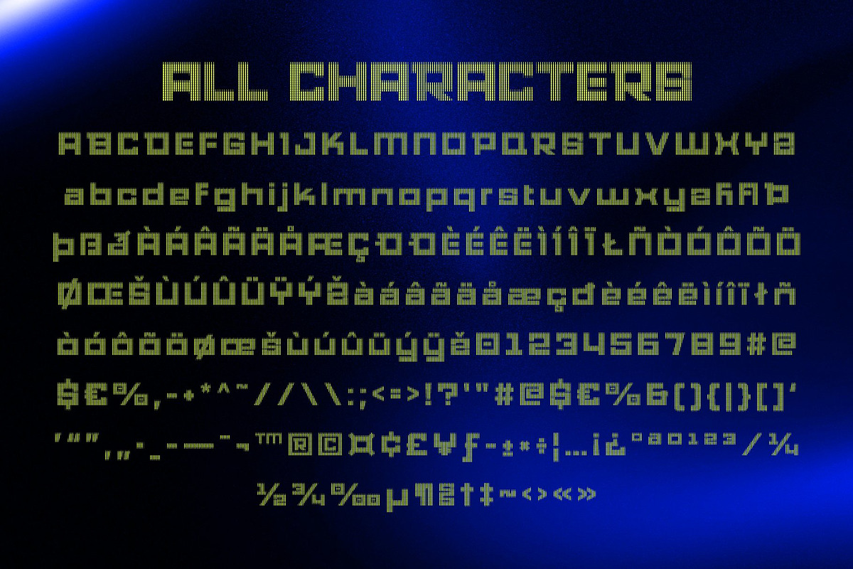 CS Bytex Slitscan, a Sans Serif Font by Craft Supply Co. (Photo 8 of 8)
